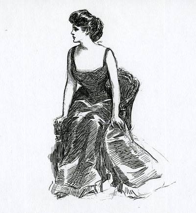 A Gibson Girl, c.1902 by Charles Dana Gibson
